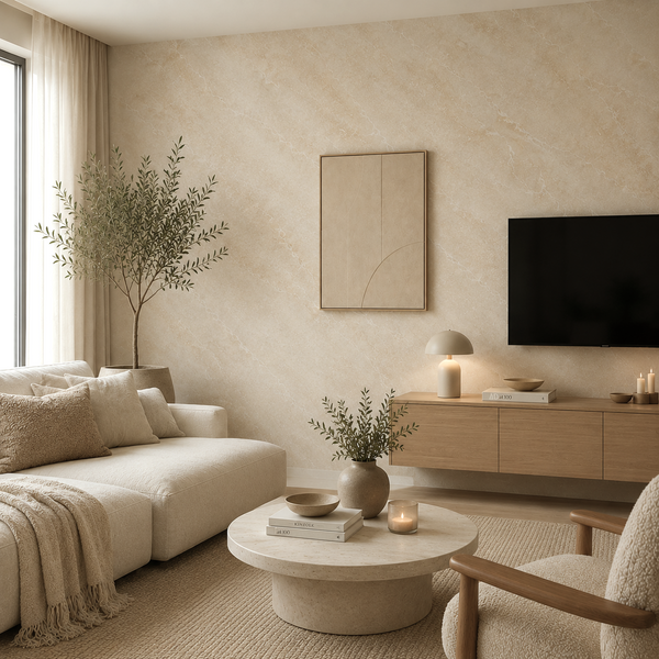 Zelfklevend behang - Oxide Beige - 60 cm x 10 m