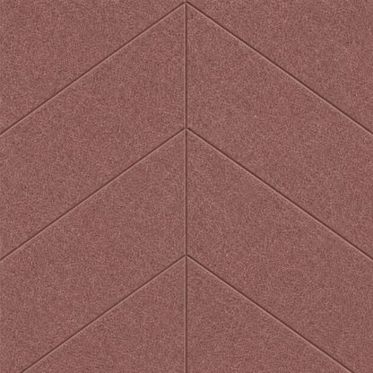 Akoestisch paneel - Viltpaneel Hongaarse Punt Terra - 280 x 52 cm