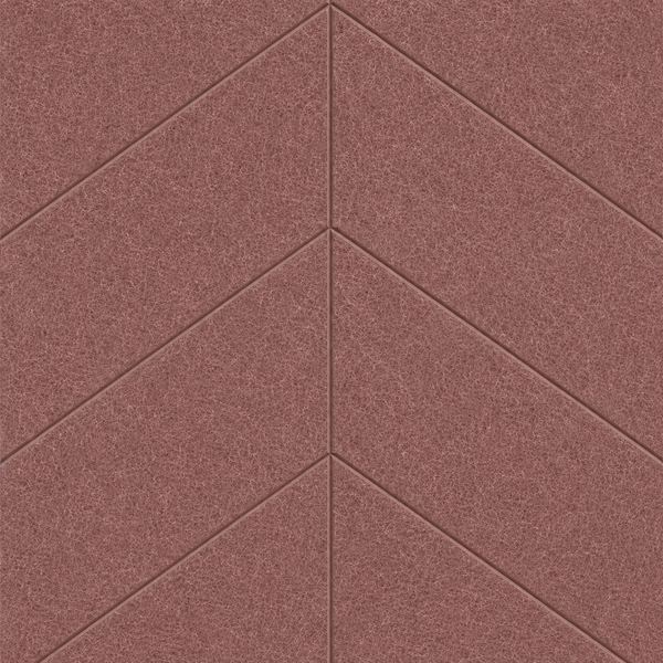 Akoestisch paneel - Viltpaneel Hongaarse Punt Terra - 280 x 52 cm