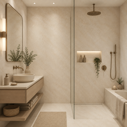 Zelfklevend behang - Oxide Beige - 60 cm x 10 m