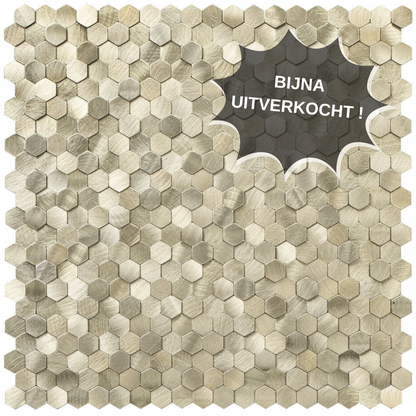 Zelfklevende tegels - Hexagon Mini Gold - 30,8 x 29,8 cm