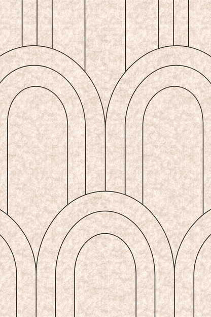 Akoestisch paneel - Viltpaneel Barok Beige - 280 x 60 cm