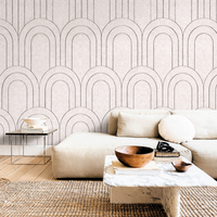 Akoestisch paneel - Viltpaneel Barok Beige - 280 x 60 cm