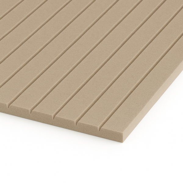 Akoestisch paneel - Viltpaneel Taupe - 280 x 60 cm