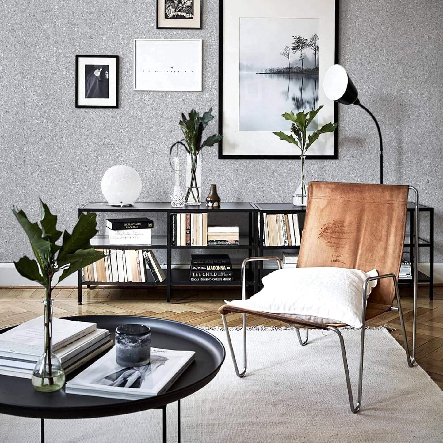 Zelfklevend behang - Grey Frost - 60 cm x 10 m - afbeelding 2