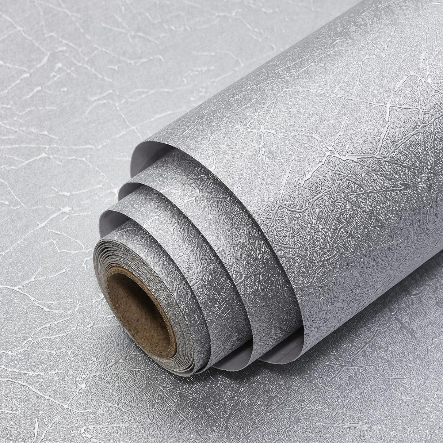 Zelfklevend behang - Grey Frost - 60 cm x 10 m