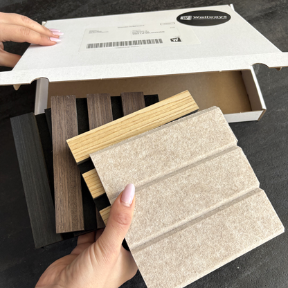 Akoestische Wandpanelen Sample Pack | Kies jouw favoriete stalen