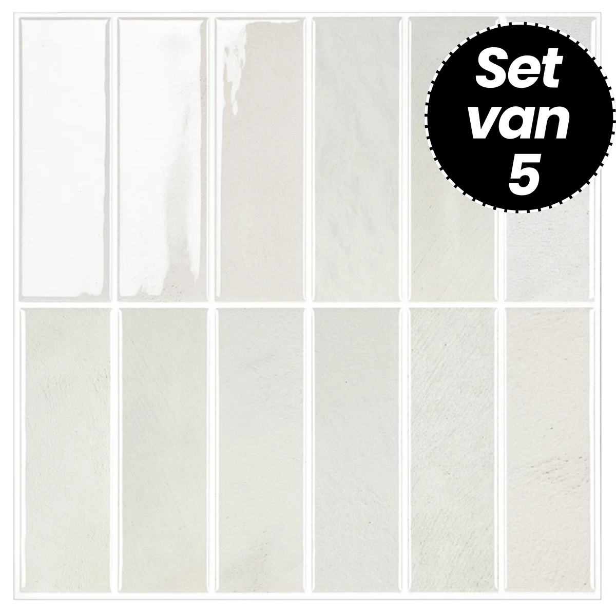 Plaktegels – Milano Taupe - 30,5 x 30,5 cm - Set van 5