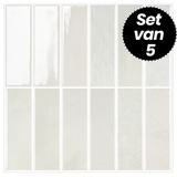 Plaktegels – Milano Taupe - 30,5 x 30,5 cm - Set van 5
