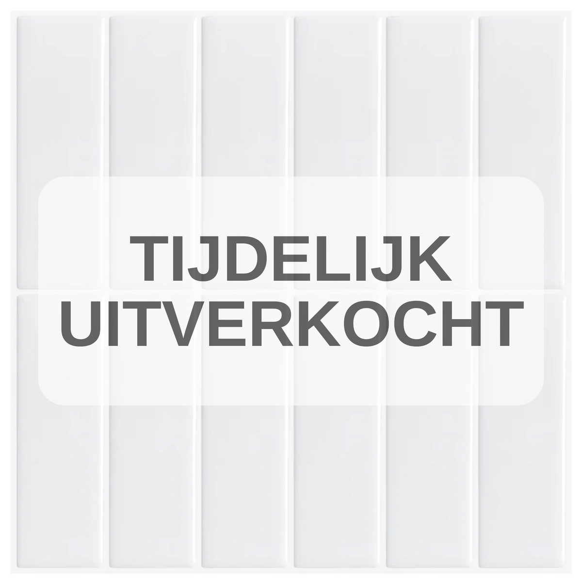 Plaktegel Sample - Alta White