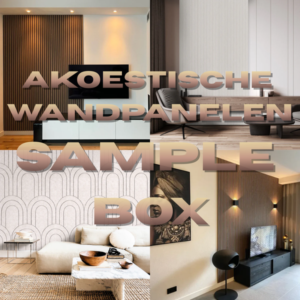 Akoestische Wandpanelen Sample Pack | Kies jouw favoriete stalen