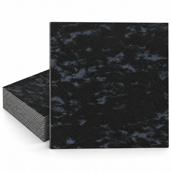 Zelfklevende Vloertegels - Midnight Stone - 30,5 x 30,5 cm