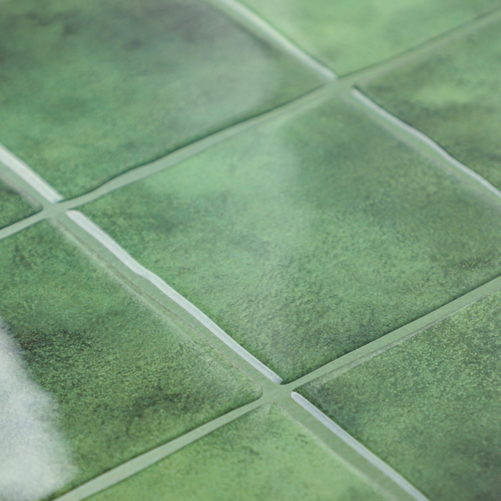 Plaktegels – Palm Leaf - 30,5 x 30,5 cm - Set van 5 - afbeelding 2