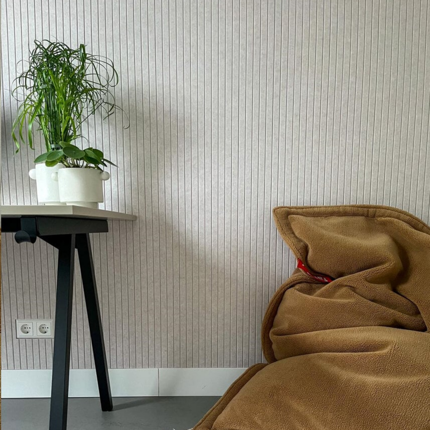 Akoestisch paneel - Viltpaneel Beige - 280 x 60 cm - afbeelding 5