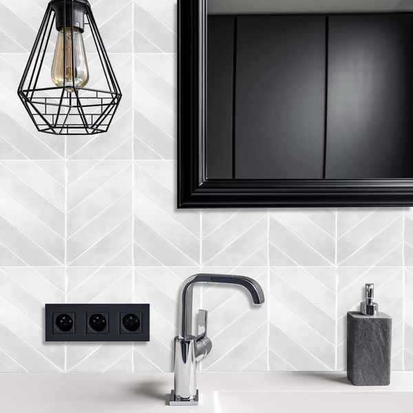 Plaktegels – Glasgow Visgraat - 29 cm x 22,9 cm - Set van 5 - afbeelding 2