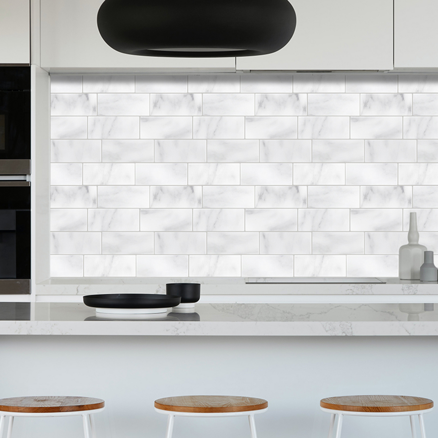 Plaktegels – Marble Madrid - 29,4 x 21,2 cm - Set van 5 - afbeelding 3