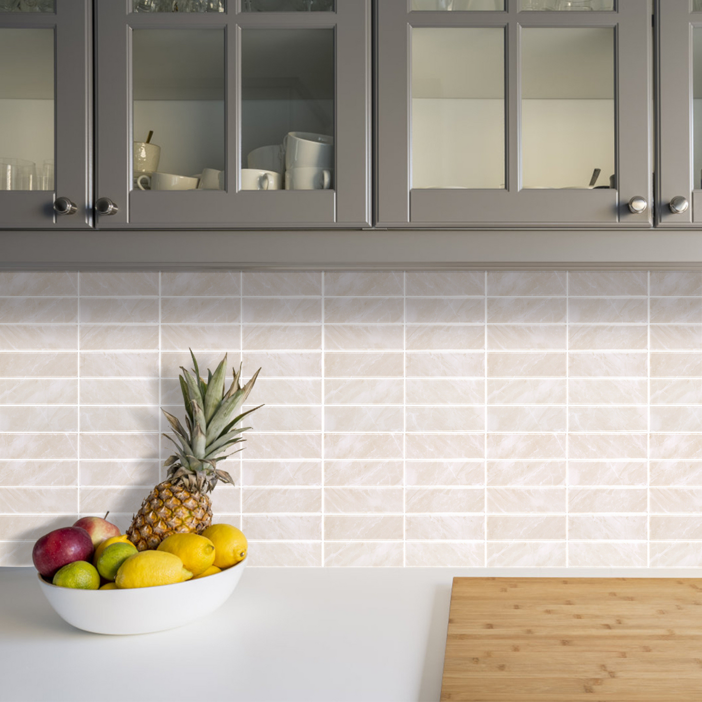 Plaktegels – Cairo Beige - 30,5 x 30,5 cm - Set van 5 - afbeelding 2