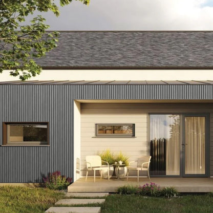 Kunststof Gevelbekleding - Composiet - Deepline Grey - 290 x 22 cm - afbeelding 3