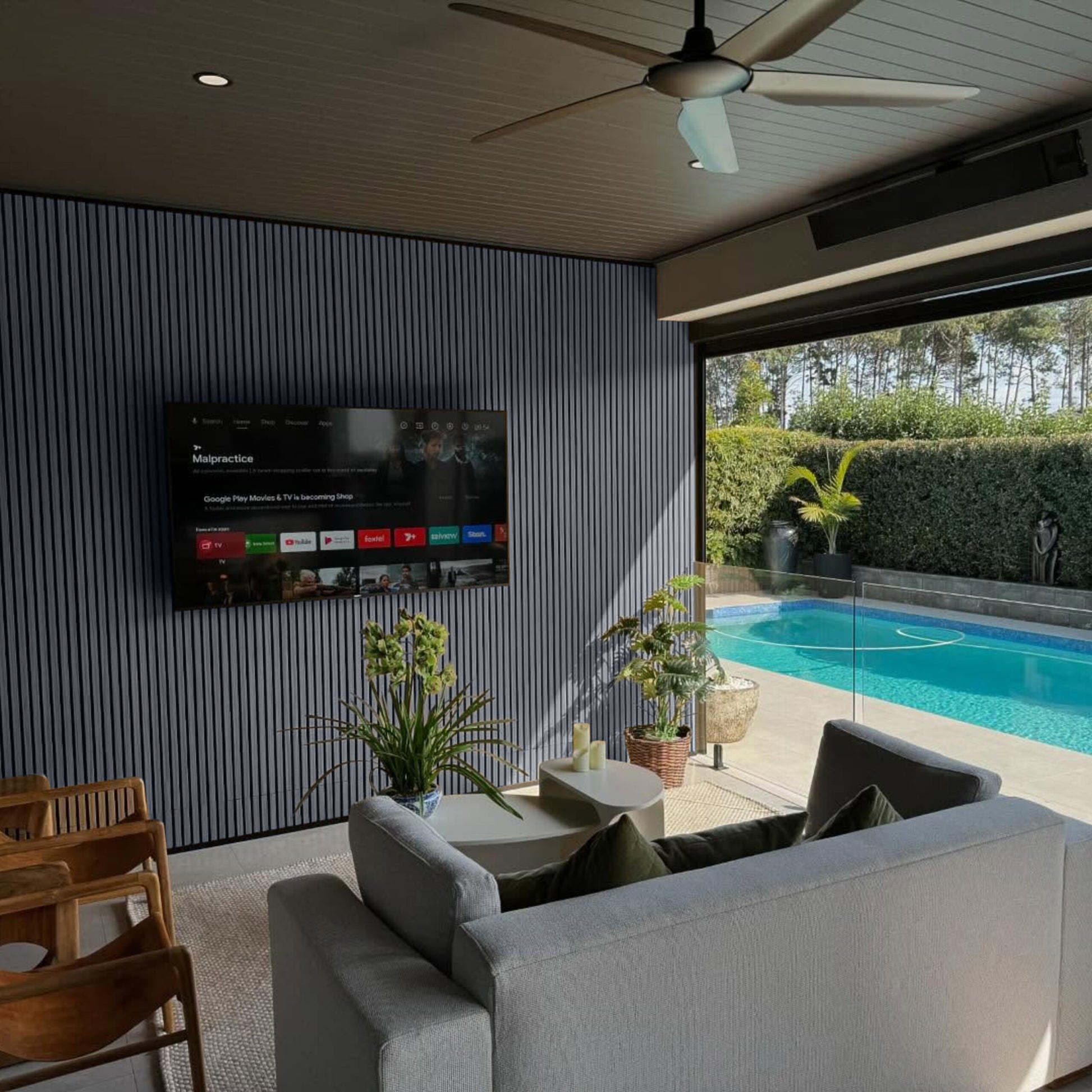 Kunststof Gevelbekleding - Composiet - Deepline Black/Antraciet - 290 x 22 cm - afbeelding 2