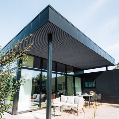 Kunststof Gevelbekleding - Composiet - Deepline Black/Antraciet - 290 x 22 cm - afbeelding 3