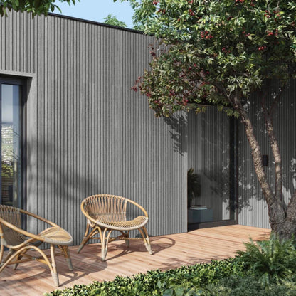 Kunststof Gevelbekleding - Composiet - Deepline Grey - 290 x 22 cm - afbeelding 2