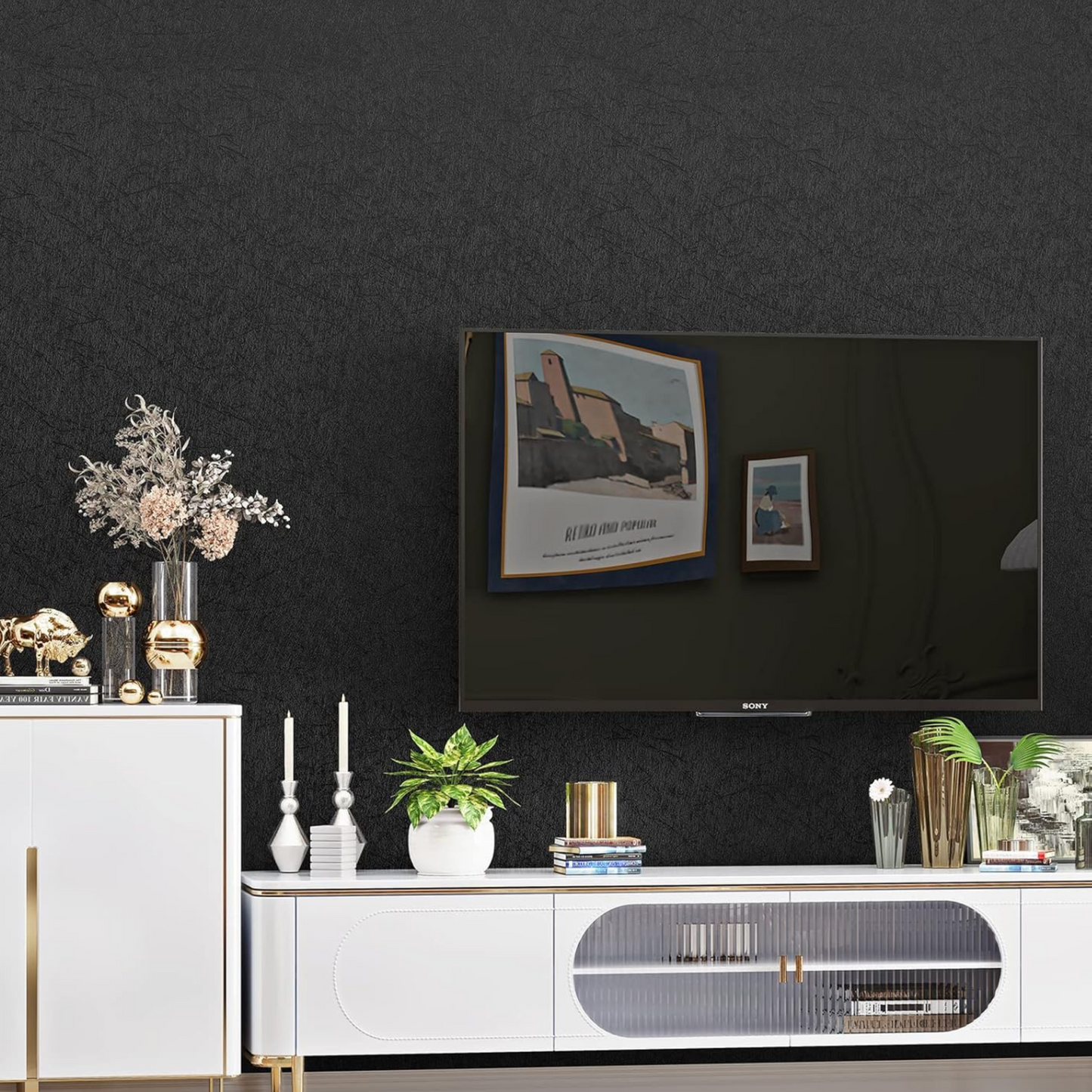 Zelfklevend behang - Black Frost - 60 cm x 10 m - afbeelding 3