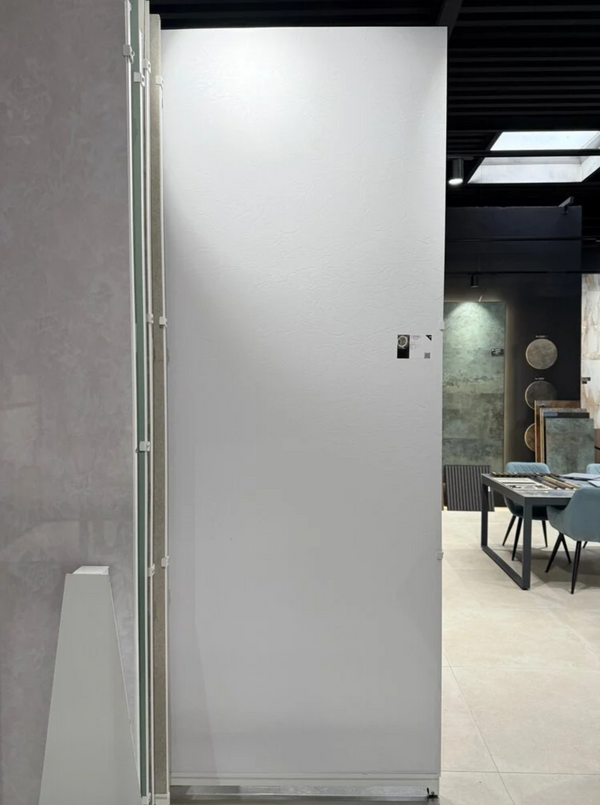 PVC Marmer Plaat - Effen White - MAT - 280 x 120 cm - afbeelding 2