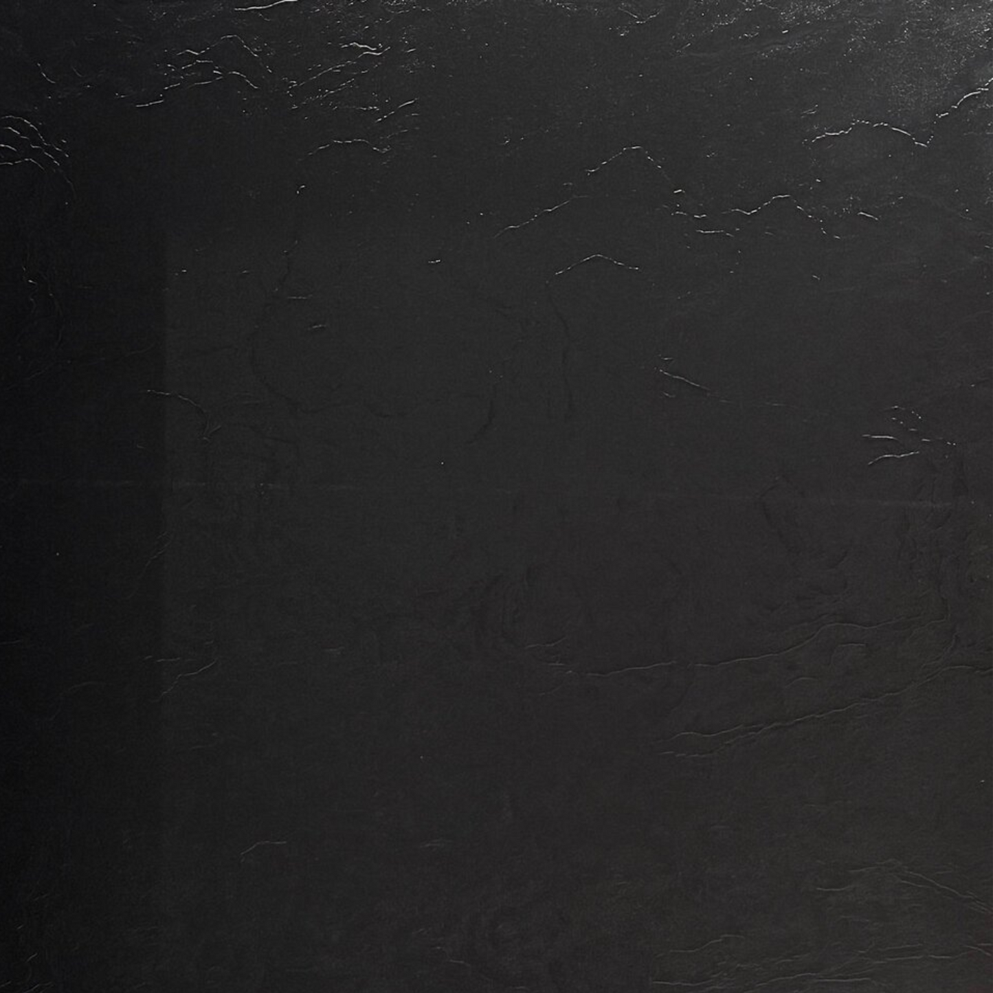 PVC Marmer Plaat - Effen Black - MAT - 280 x 120 cm