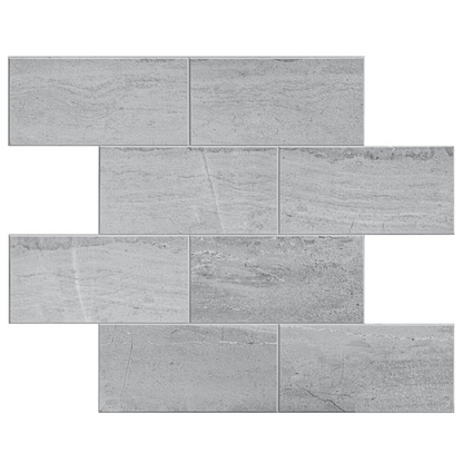 Zelfklevende tegels - Bricked Light Grey - 30,5 x 30,5 cm