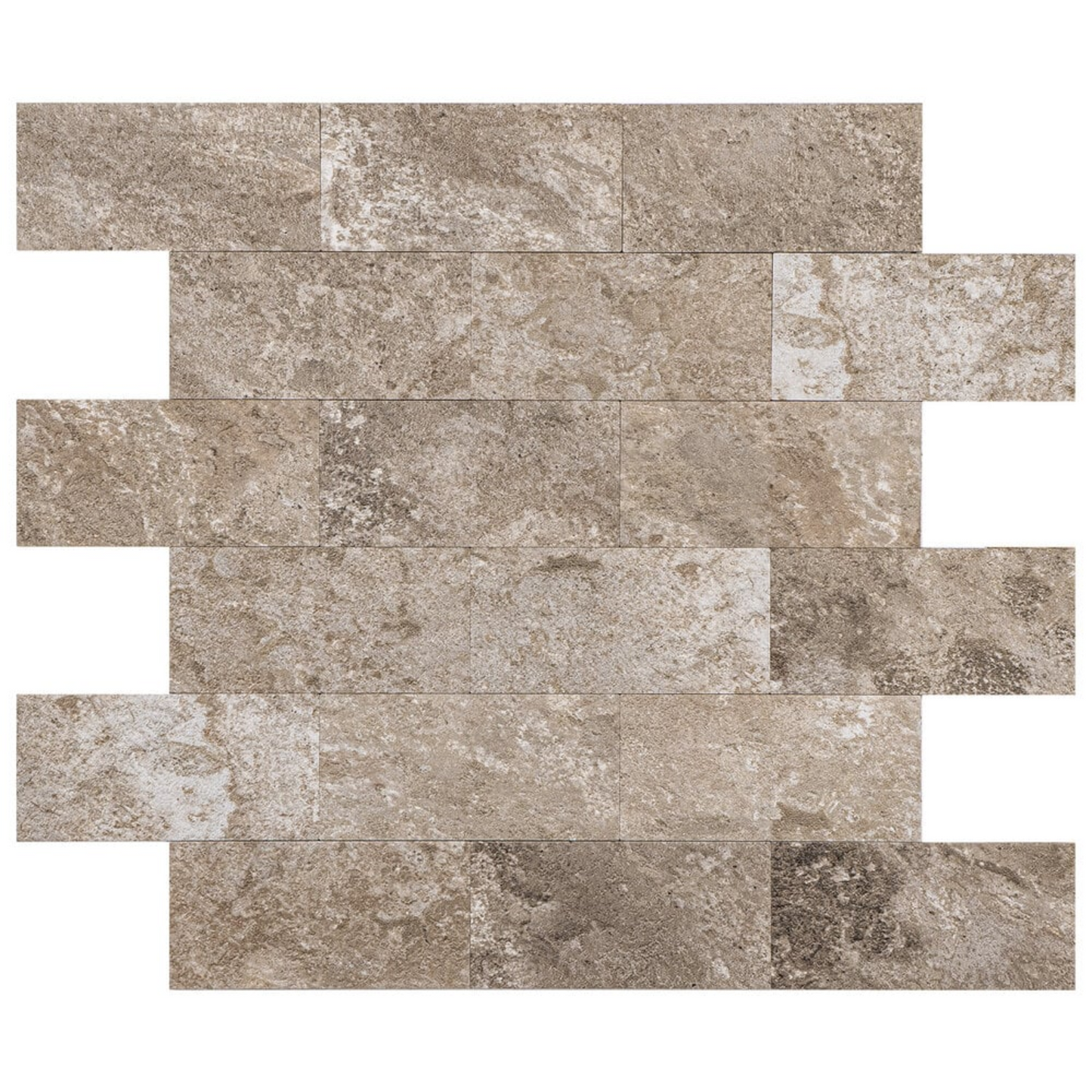 Zelfklevende tegels - Bricked Taupe - 29,5 x 28,8 cm