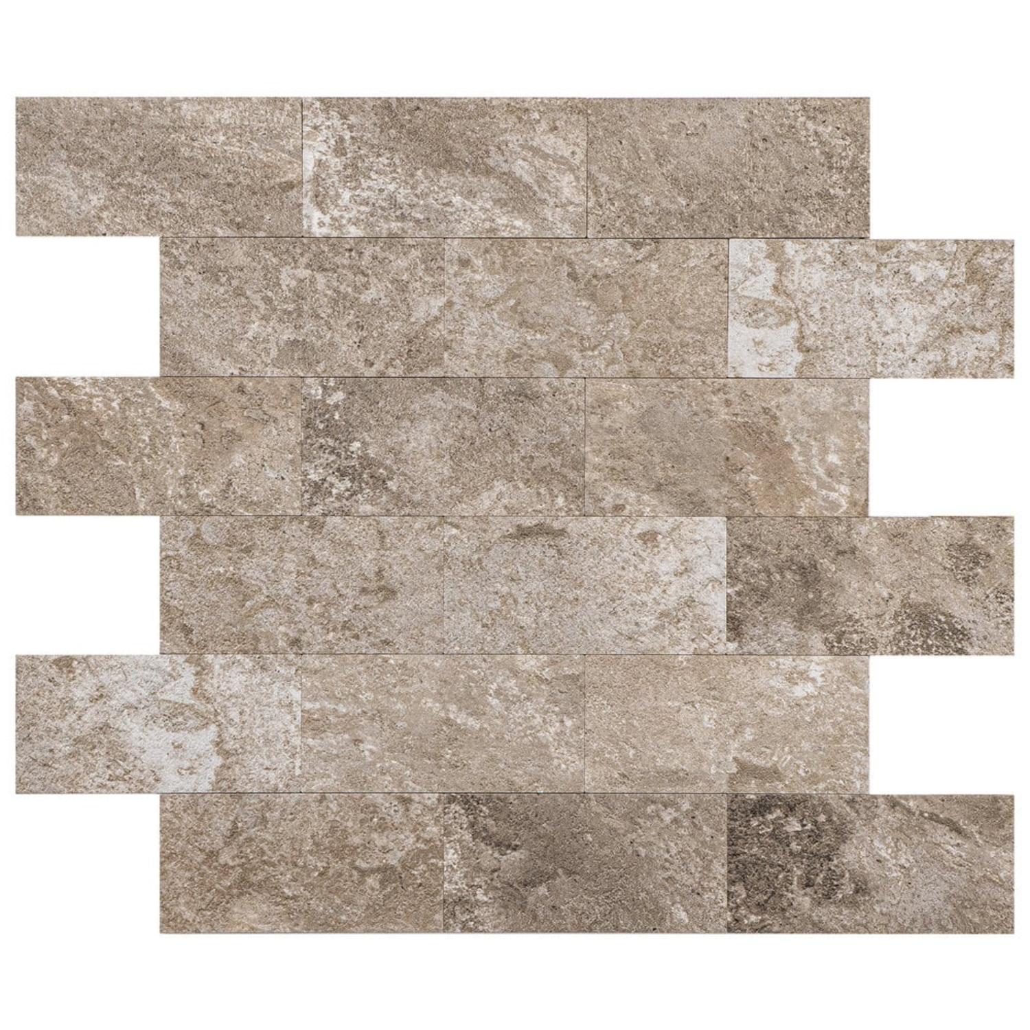 Zelfklevende tegels - Bricked Taupe - 29,5 x 28,8 cm