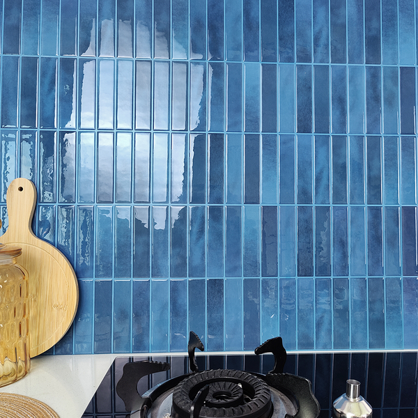 Plaktegels – Deep Blue - 25,4 cm x 25,4 cm - Set van 5 - afbeelding 2