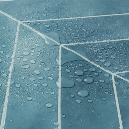 Plaktegels – Ocean Blue Visgraat - 29 cm x 22,9 cm - Set van 5 - afbeelding 7