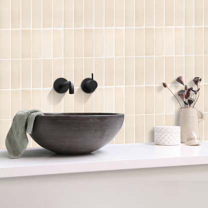 Plaktegels – Soft Peach - 30,5 x 30,5 cm - Set van 5 - afbeelding 3