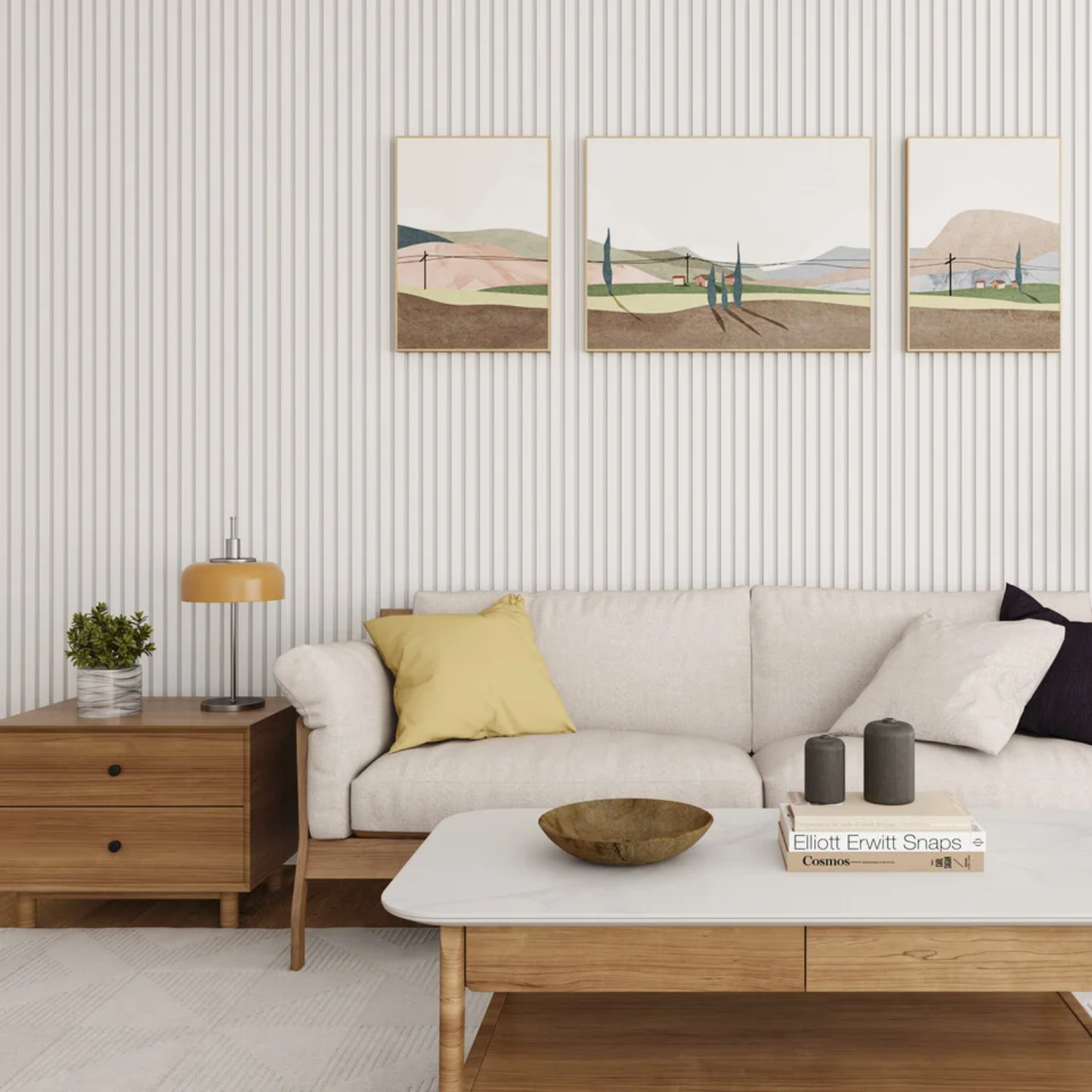 Akoestisch paneel - Solid White - 260 x 60 cm - afbeelding 3