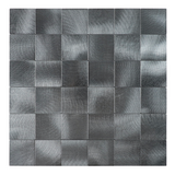 Zelfklevende tegels - Brushed Black -  30,5 x 30,5 cm