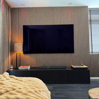 Akoestisch paneel - Walnut Oak - 260 x 60 cm