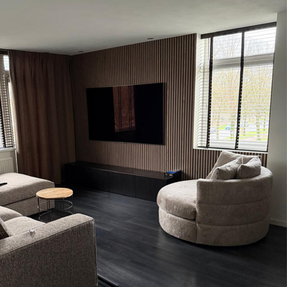 Akoestisch paneel - Walnut Oak - 260 x 60 cm