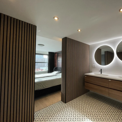 Akoestisch paneel - Walnut Oak - 260 x 60 cm