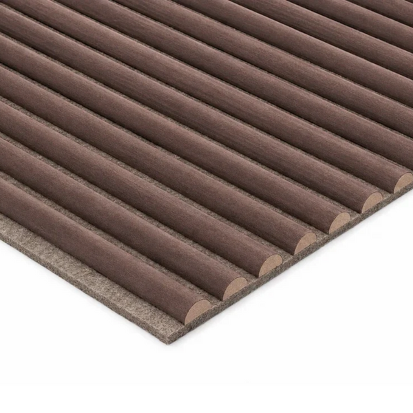Akoestisch paneel - Suede Stof Bruin - 270 x 60 cm