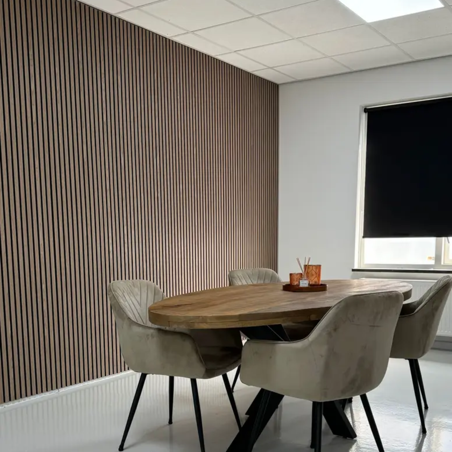 Akoestisch paneel - Walnut Oak - 260 x 60 cm