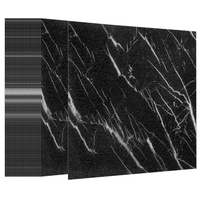 Zelfklevende Vloertegels - Calacatta Black - 30,5 x 30,5 cm