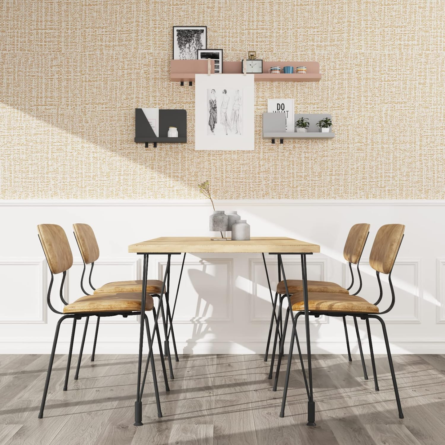 Zelfklevend behang - Linnen Beige - 60 cm x 10 m