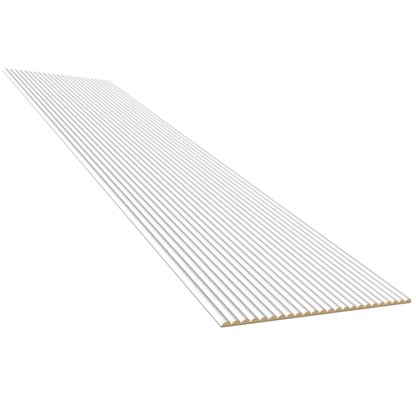 Akoestisch paneel - Wit Eiken - Ronde Latten - 270 x 60 cm