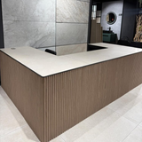 Akoestisch paneel - Walnoot Eiken - Ronde Latten - 270 x 60 cm