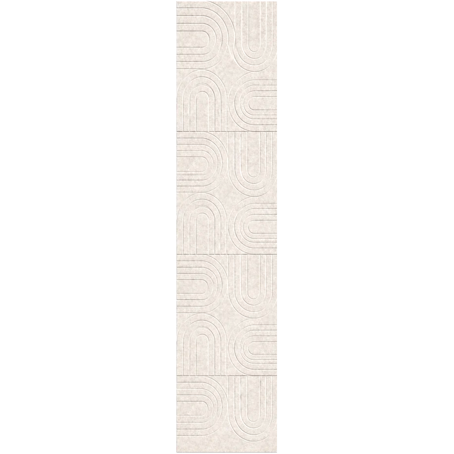 Akoestisch paneel - Viltpaneel Bogen Off White - 280 x 52 cm