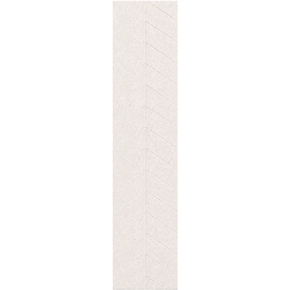 Akoestisch paneel - Viltpaneel Hongaarse Punt Off White - 280 x 52 cm