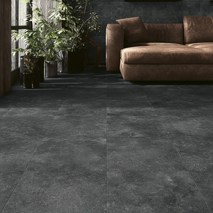 Zelfklevende Vloertegels - Raw Antraciet - 30,5 x 30,5 cm