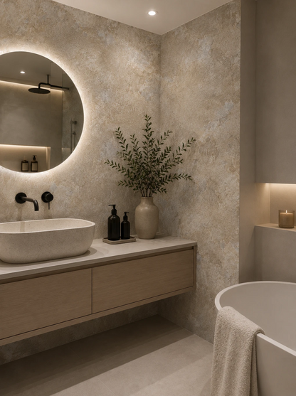 SPC Wandpaneel - Solare Beige/Taupe - Mat - 280×120 cm