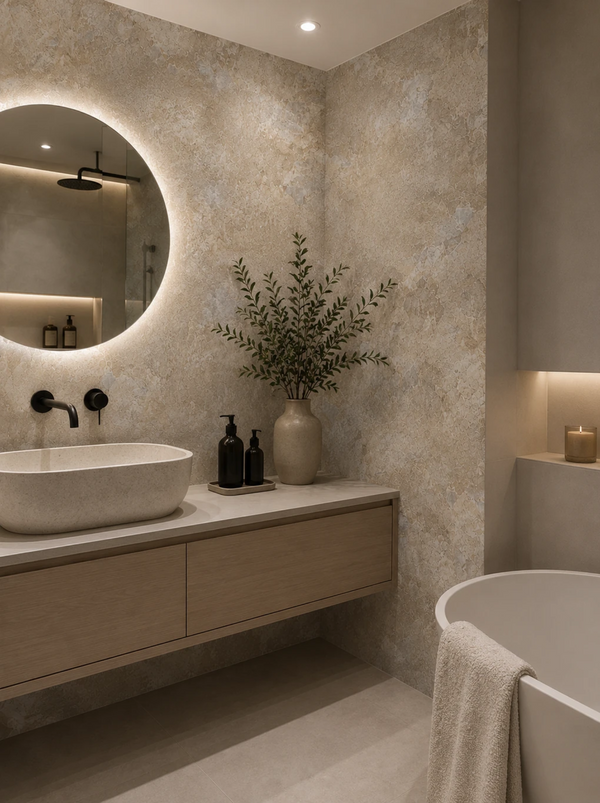 SPC Wandpaneel - Solare Beige/Taupe - Mat - 280×120 cm